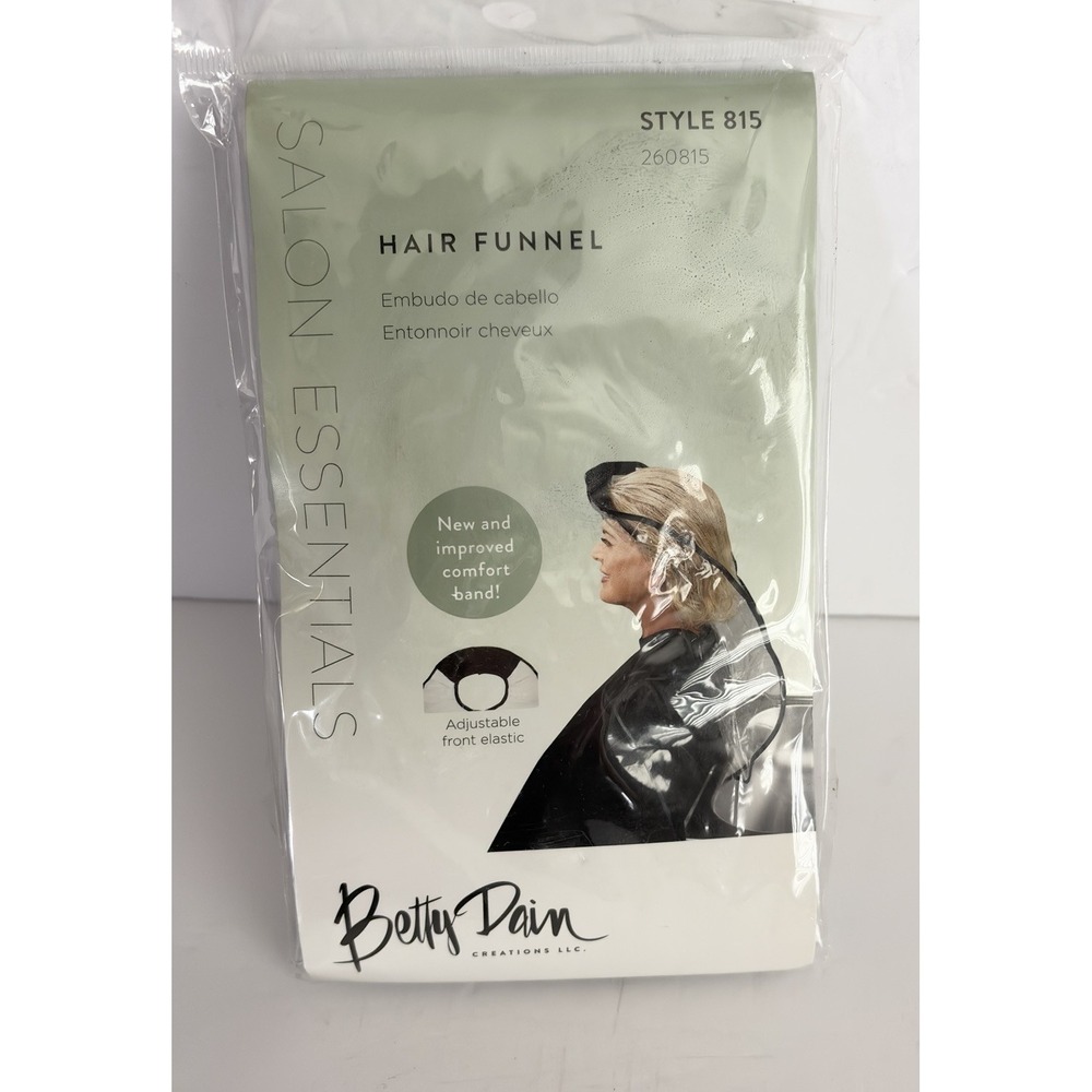 Betty Dain Hair Funnel For Upright Position 1 Count (Pack of 1), Clear